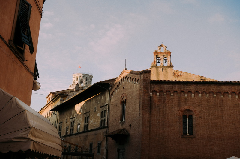 spire, toscana, architecture, towns, cities, reise, bell, tuscany, staedte, built structure, sky, culture, building exterior, kultur, wall, bell tower - tower