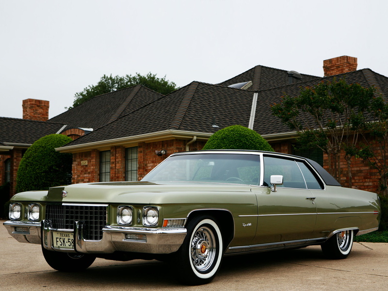 ville, 68347j, cadillac, 1971, coupe, classic, luxury, 1080P