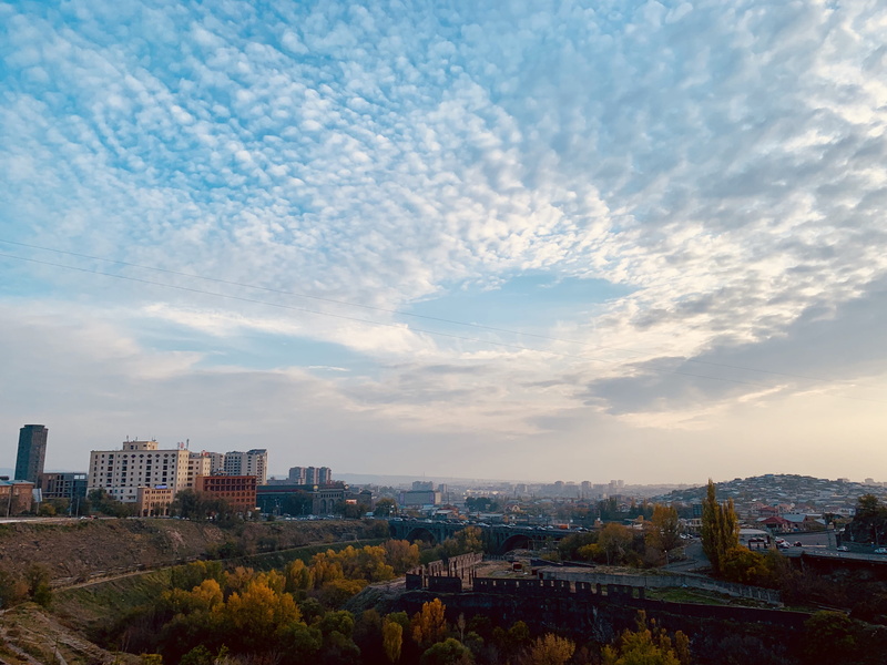 panorama, skyscraper, residential district, high angle view, settlement, no people, armenia, sky, cityscape, building exterior, view, yerevan, day, 39/2 israyelyan st