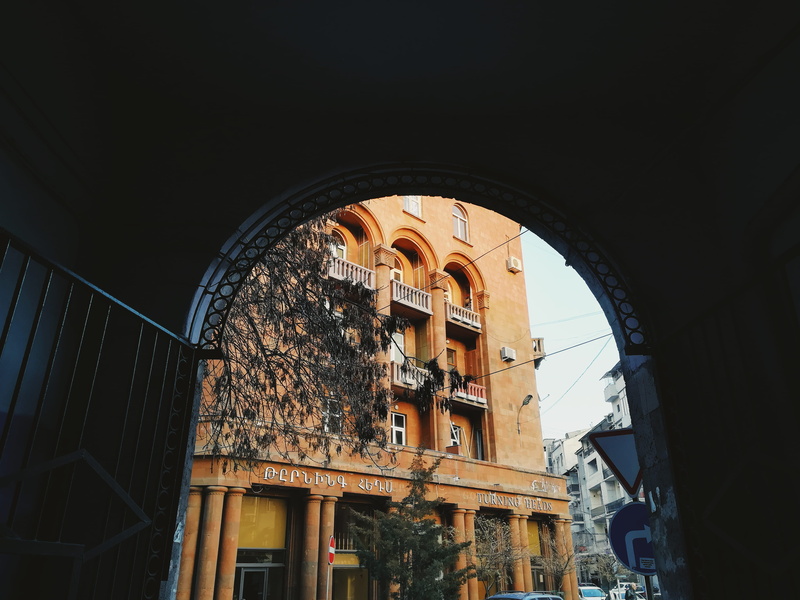 arched, armenia, mode of transportation, abandoned, old, city, built structure, travel, tunel, streets, building exterior, residential district, transportation