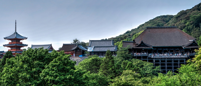 asian, building, house, traditional, building exterior, place of worship, Japanese, green, built structure, religion, travel, architecture, temple, asia