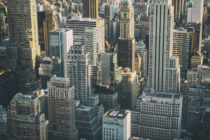 observation deck, Wide-angle, urban Scene, angle, famous Place, city Life, observation, building, manhattan - New York City, city, NYC, day, Manhattan