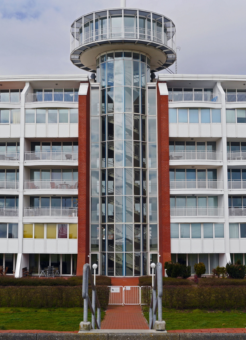 city, 4K, sky, apartment, built structure, wilhelmshaven, snail, building, elevator, tower, day, plant, north sea coast, education, nature, building exterior