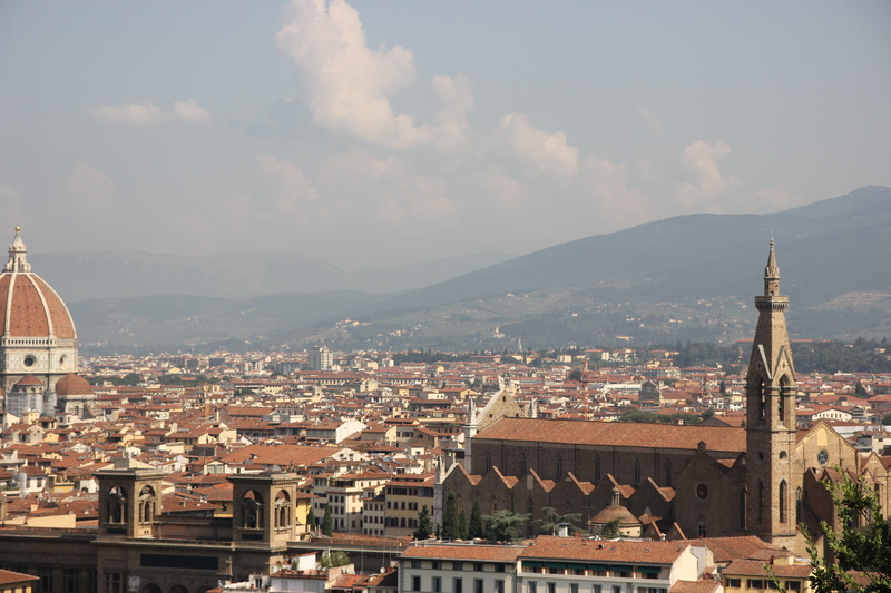 built structure, cathedral, observation deck, sky, spire, outdoors, cloud - sky, tourism, italy, city, 5K, crowded, tower, florence, spirituality, cityscape