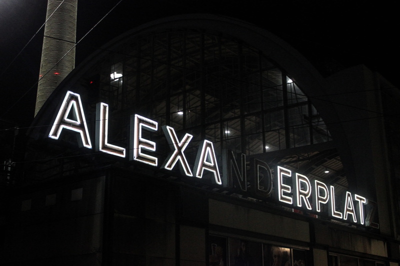 architecture, information sign, western script, fancy, travel, light, communication, germany, text, outdoors, no filter, neon, capital letter, night, city