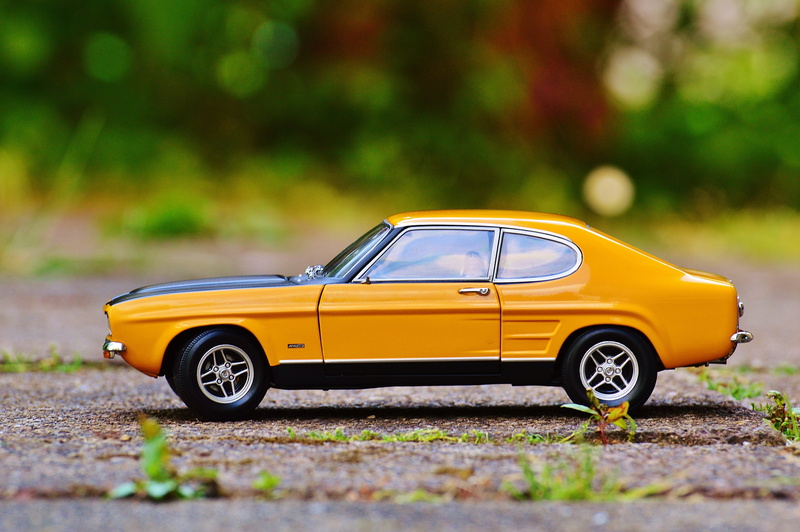 childhood, model car, city, day, photography, coupe, ford, car, nature, yellow taxi, vehicle, street, mustang, forest, travel, land vehicle, auto, classic