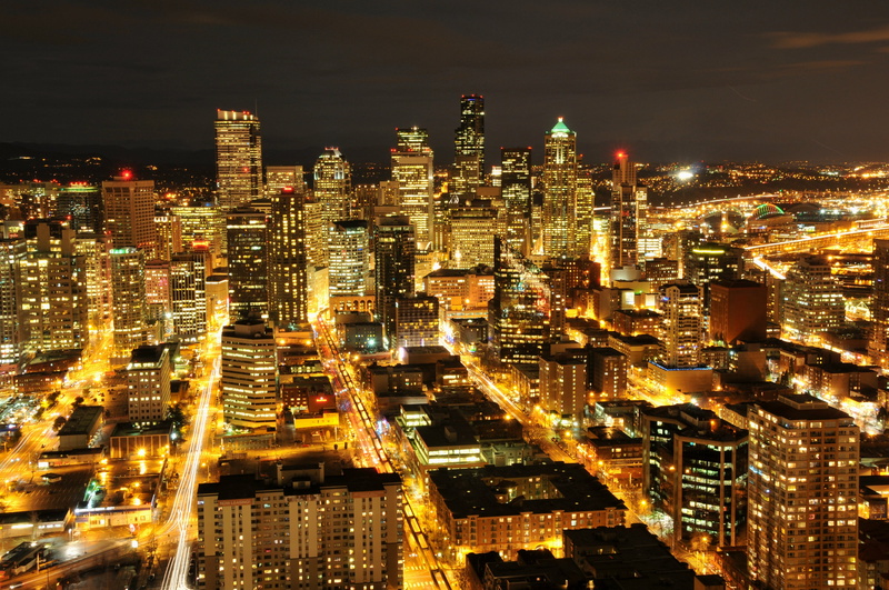 buildings, hong Kong, night city, apartment, business, seattle, aerial View, financial District, skyscrapers, cityscape, crowded, urban Skyline, light - Natural Phenomenon
