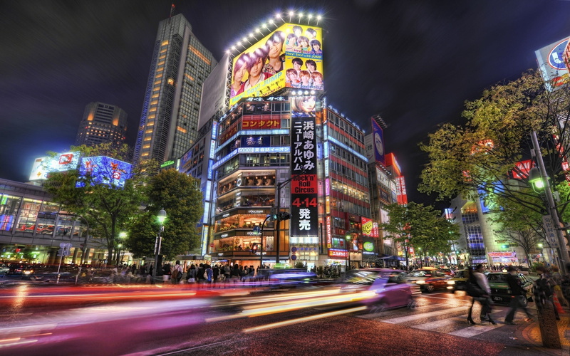 mean streets, downtown District, night, tokyo Prefecture, building, speed, light trail, tokyo, transportation, black, business, city, built Structure, travel Destinations