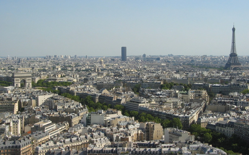 panoramic, famous Place, built Structure, urban Skyline, france, financial district, office building exterior, 720P, building Exterior, day, eiffel, travel