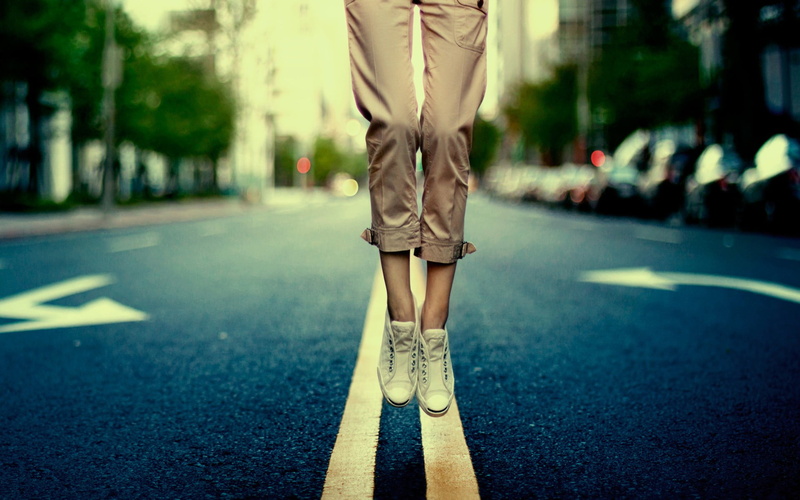 day, body part, human leg, human limb, outdoors, brown, women, human body part, front view, road, one person, 1080P, real people, shorts, transportation