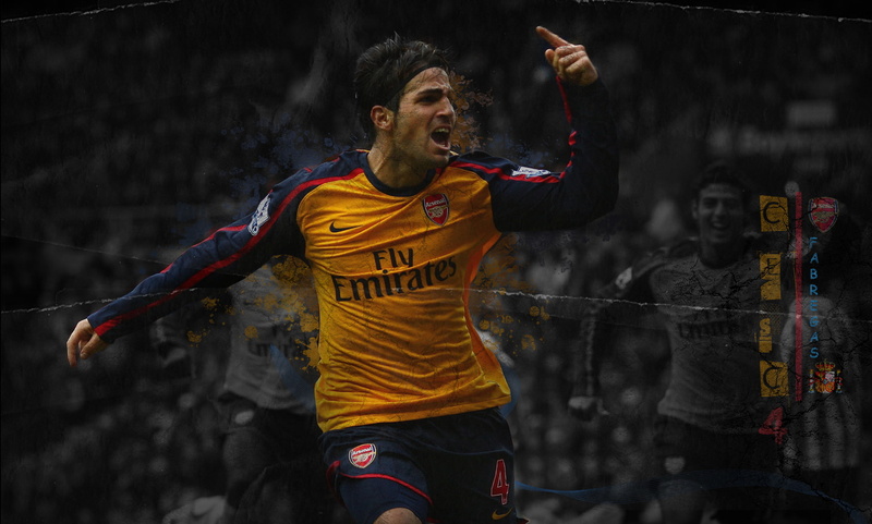 sleeved, sport, cesc fabregas football clubs, orange, long, Cesc Fabregas, Arsenal, s, shirt, red, 1080P, men, clubs
