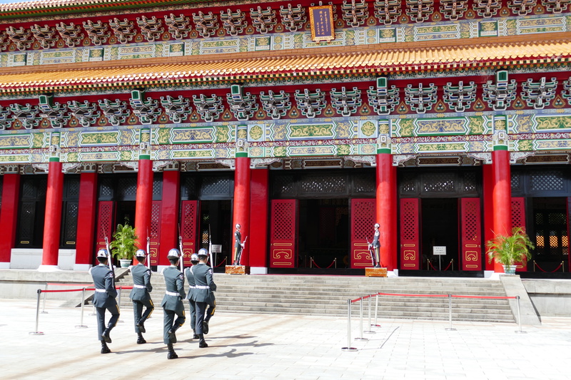 guard of honor, men, state, architectural column, entrance, built Structure, day, taiwan, architecture, famous Place, travel destinations, building exterior