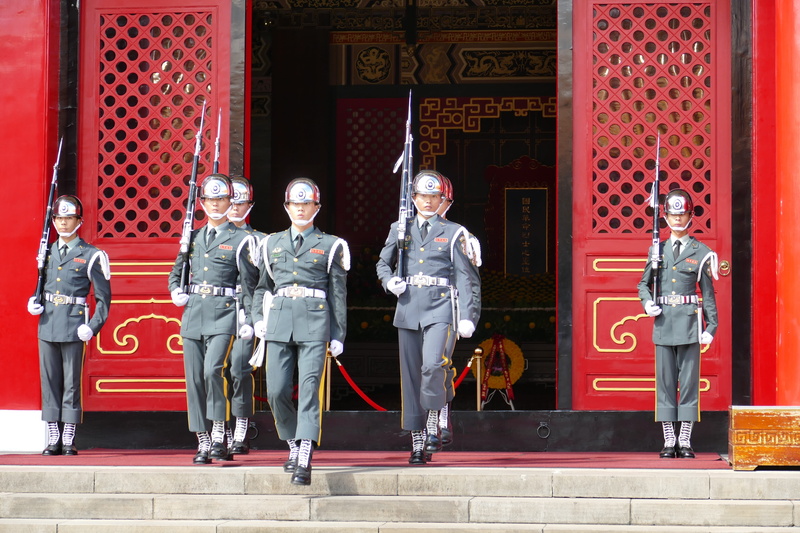clothing, Taiwan, entrance, changing of the guard, people, full length, human representation, 5K, standing, Taipei, guard, Capital, architecture, safety