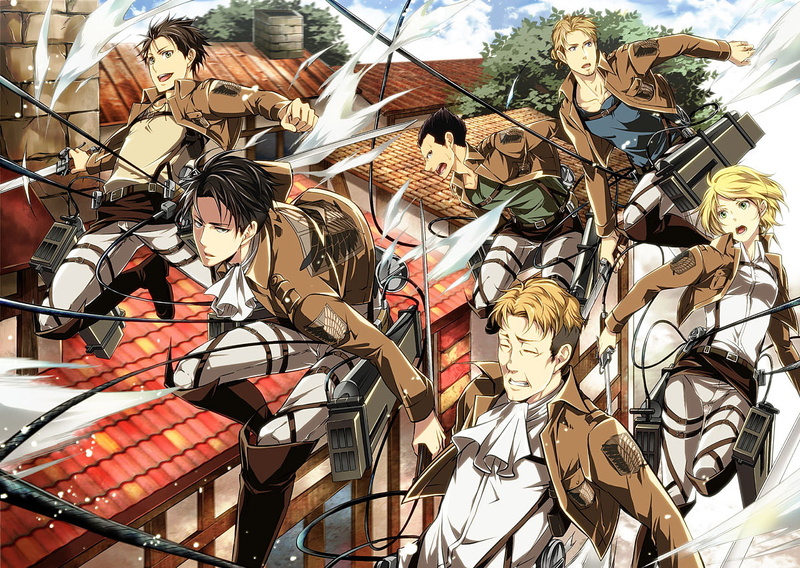 Anime, Attack On Titan, Gunther Schultz, Levi Ackerman, Petra Ral, 1080P, Erd Gin, Auruo Bossard