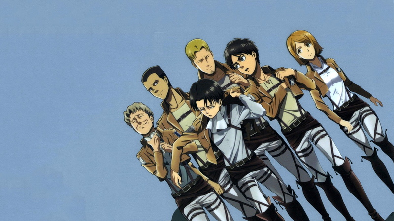 Gunther Schultz, Attack On Titan, Anime, Petra Ral, Levi Ackerman, Eld Jinn, Oluo Bozado, 1080P, Eren Yeager