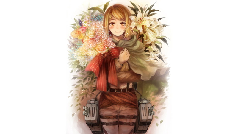 Attack On Titan, 1080P, Petra Ral, Anime