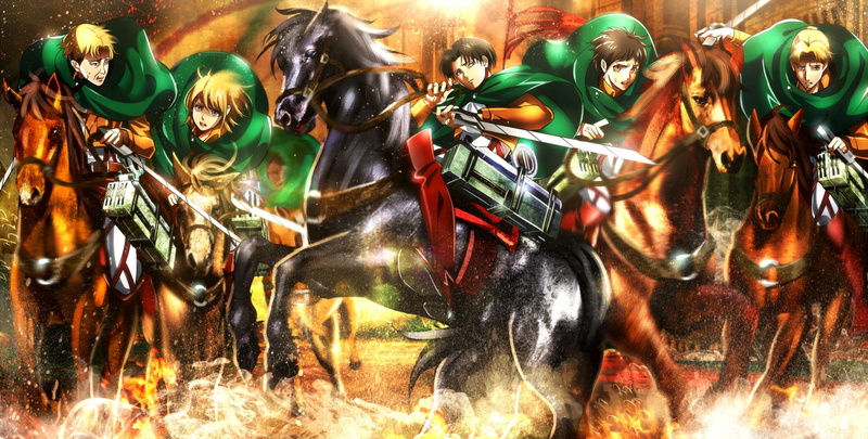 Petra Ral, Auruo Bossard, Erd Gin, Attack On Titan, Levi Ackerman, 1080P, Anime, Eren Yeager