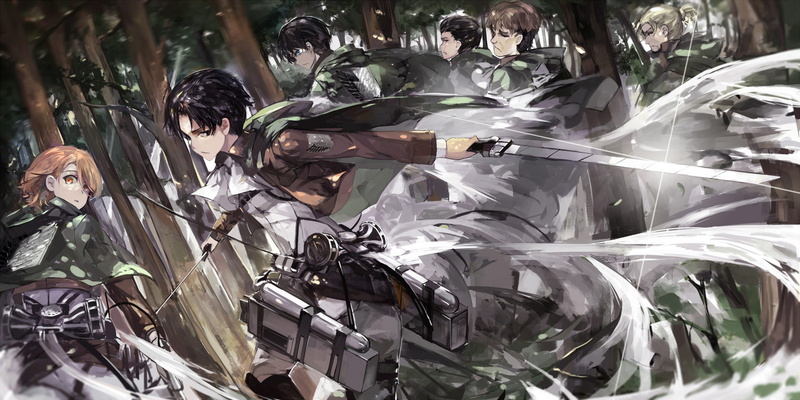 bossard, auruo, gin, gunter, shingeki, erd, shulz, 1080P, kyojin, petra, saberiii, ral, rivaille