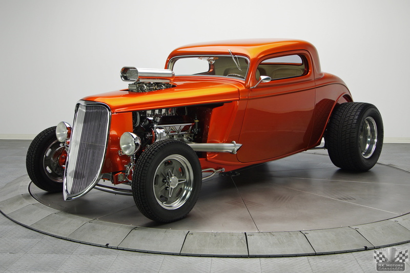 Classic cars, Tan, orange color, transportation, racecar, studio shot, vehicle, day, motor vehicle, Hot Rod, 1933, indoors, clean, tire, red, car, wheel