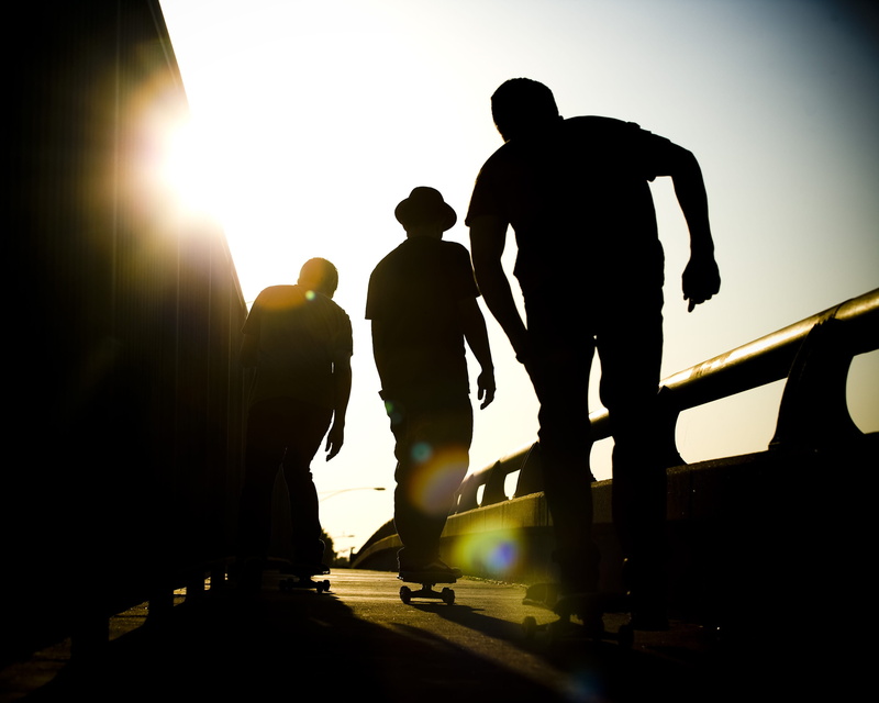 clear sky, people, group Of People, adults only, walking, back Lit, standing, lifestyles, men, outdoors, car, Silhouette, 2K, street, bright, sunlight