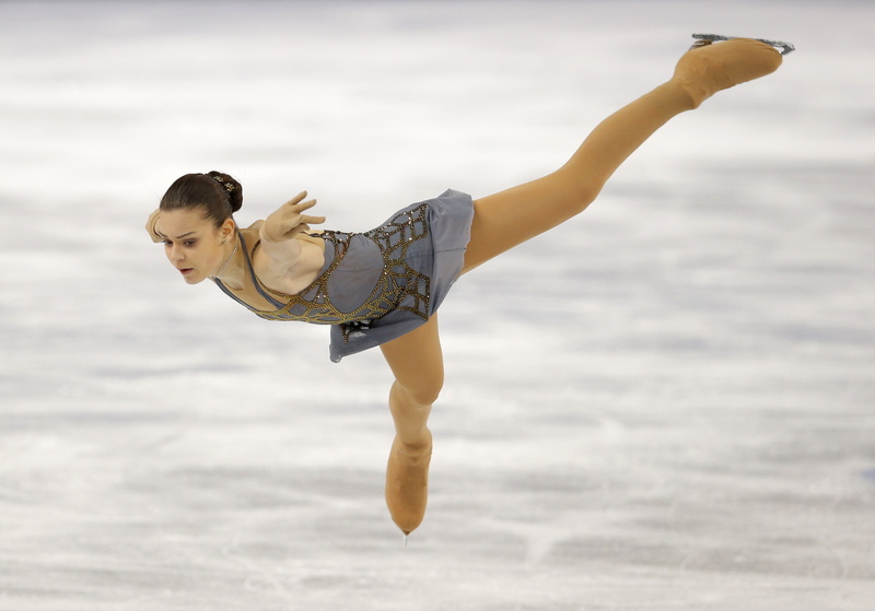 skater, Russia, The XXII Winter Olympic Games, Adelina Sotnikova, women, 2K, Sochi 2014, Olympic champion, s, sochi 2014 olympic winter games, dress, figure skating