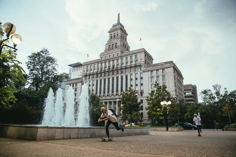 20-25 year old, nature, male, past, architecture, Athletic, activity, dynamic, city, jump, elbow, stunt, skateboarding, fast, ride, government, active