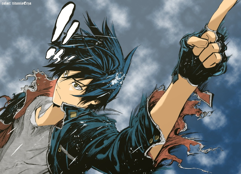 holding, Air Gear, people, real people, representation, animal wildlife, low angle view, clothing, human representation, Minami Itsuki, creativity, day