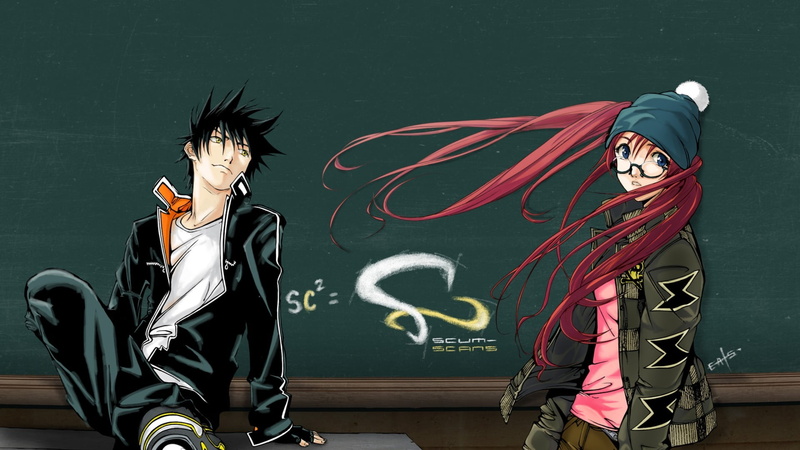 1080P, blackboard, art and craft, mural, illustration, women, female, people, manga, standing, nature, representation, casual clothing, anime boys, haired