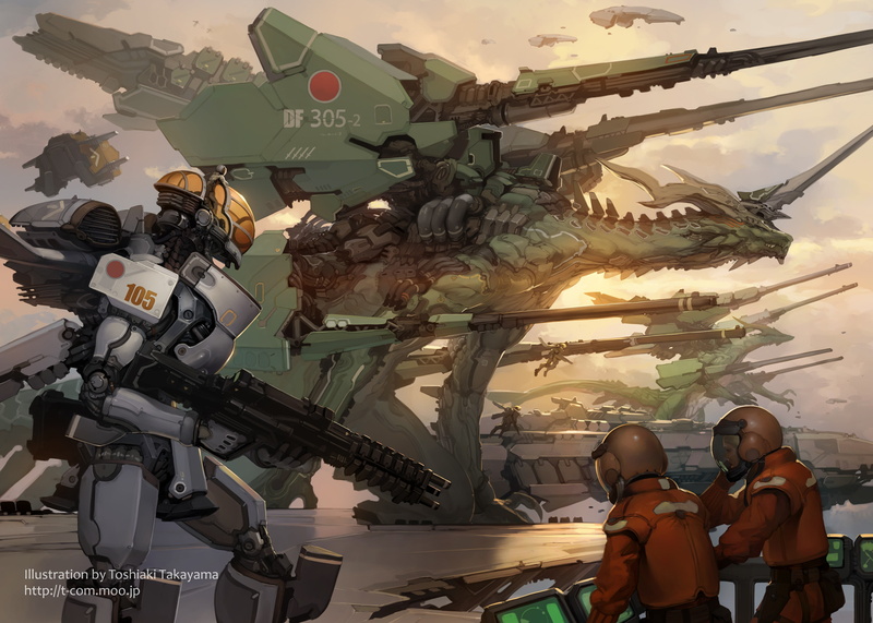 green, art and craft, weapon, communication, robot, human representation, mech, technology, low angle view, illustration, nature, representation, gray