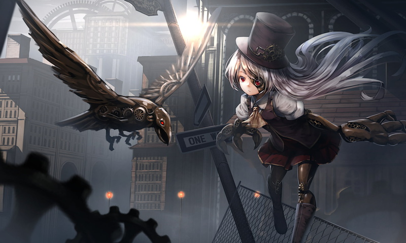 Original, 1080P, Steampunk, Anime
