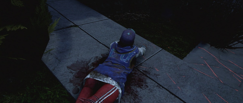 720P, Dead by Daylight, personal perspective, shoe, high angle view, leisure activity, casual clothing, day, unrecognizable person, footpath, men, human limb