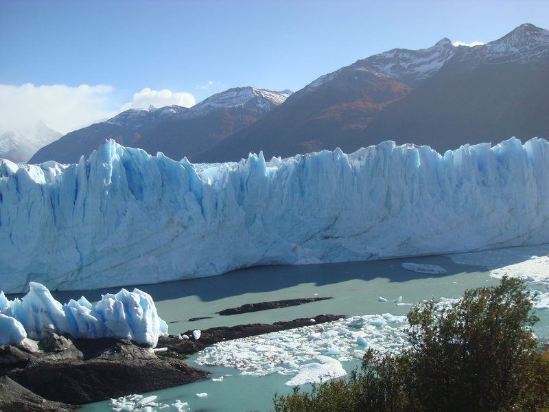 limay river, southern argentina, mountain peak, glacier lake and the vietnam, mountain, tranquil scene, ice, mountain range, range, frozen river, wilderness