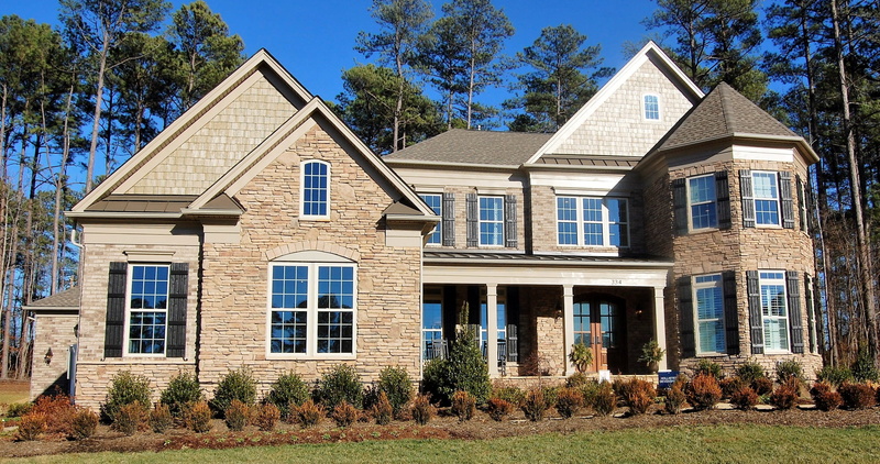 suburb, luxury, residential district, building exterior, plant, brick, window, mansion, built structure, no people, architecture, family, tree, home ownership
