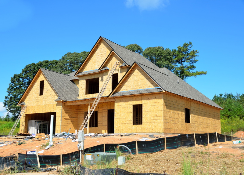 structure, residence, mortgage, clear sky, roof, field, suburbs, building, build, sky, investment, estate, sunlight, for sale, outdoors, home, house, design