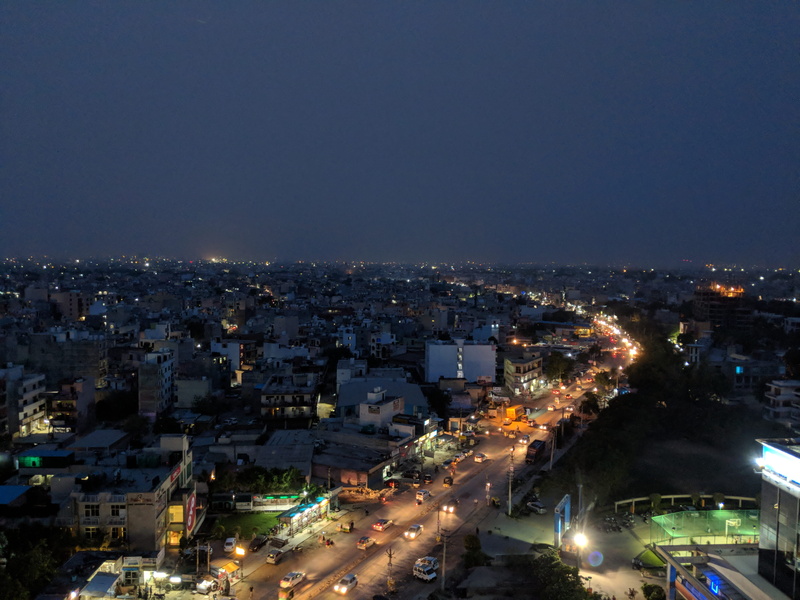 copy space, nature, suburban, city, city life, night, transportation, gurugram, 4K, road, night time, skyscraper, cityscape, gurgaon, india, street, building
