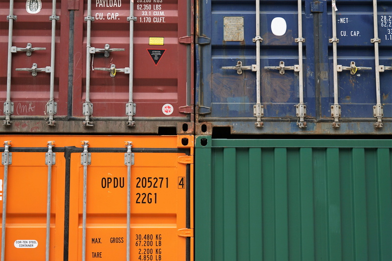 lock, commercial dock, safety, cargo container, colors, iron, 5K, warehouse, container, architecture, security, script, building exterior, industry, outdoors