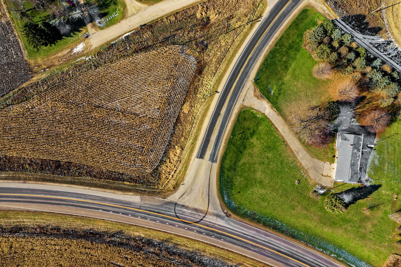 landscape, environment, near, photography, aerial shot, plant, building, agriculture, grass, drone footage, scenic, green, architecture, cropland, road
