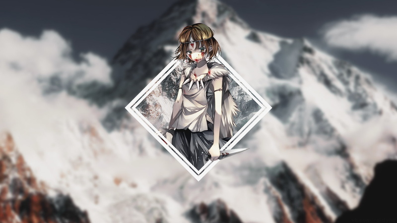 Princess Mononoke, San, anime, 1080P, picture-in-picture, anime girls