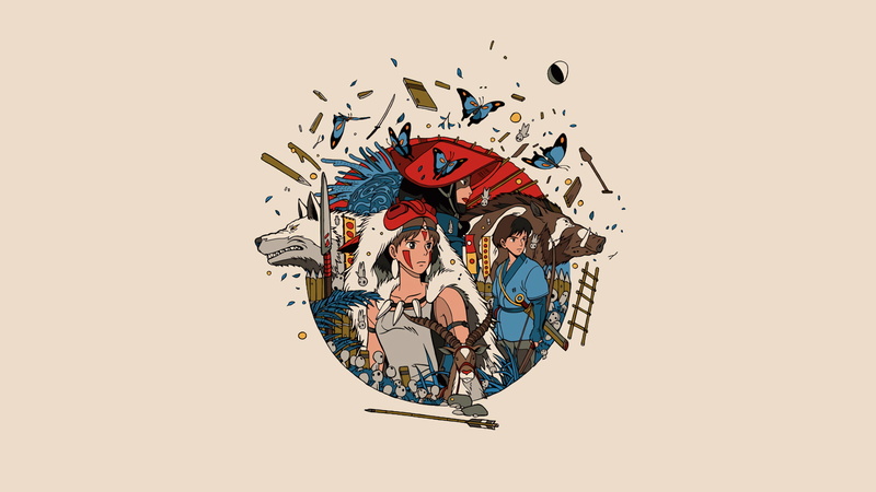 Movie, Princess Mononoke, 1080P