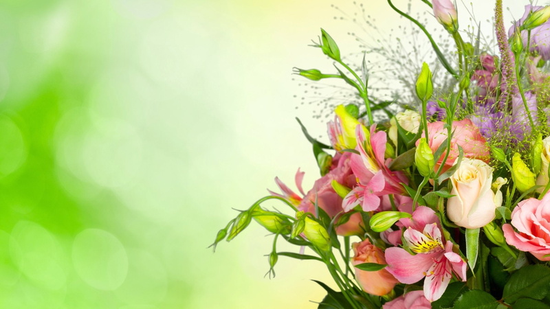 Eustoma, Bouquet, Flower, Colorful, Man Made, 1080P, Rose