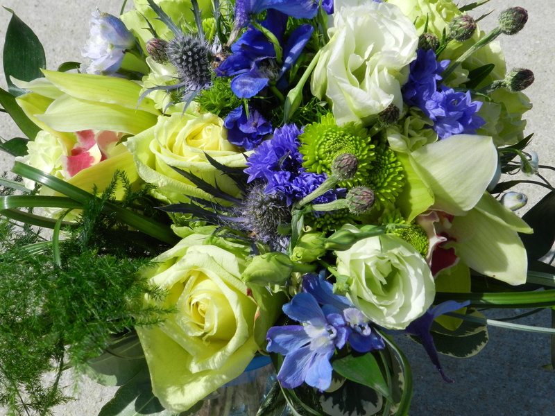 bouquets, 4K, roses, orchid, flowers, anemones, eustoma