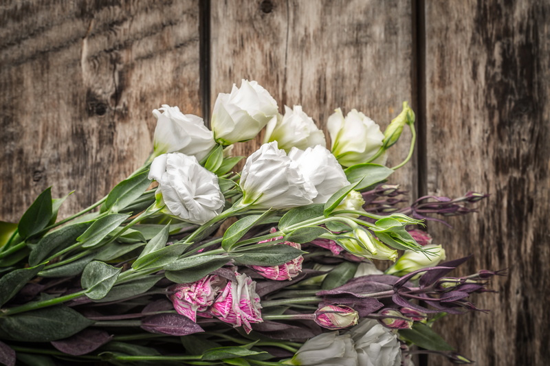 eustoma, 5K, Bud, flowers, bouquet