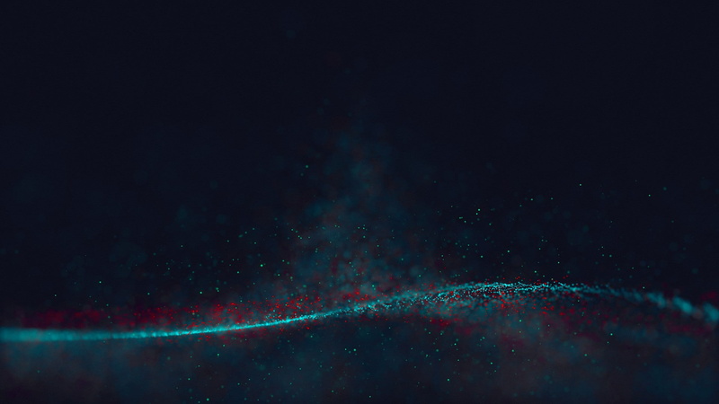 red, astronomy, water, 1080P, beauty in nature, no people, sky, star - space, scenics - nature, space, galaxy, abstract science fiction dots dust bokeh waves red giant trapcode particular
