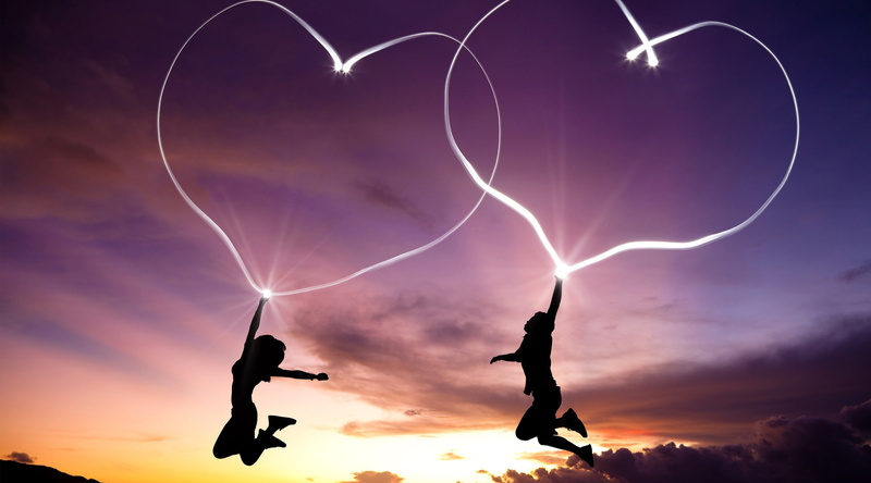 positive emotion, togetherness, adult, flying, sky, love, love image 4k pc hd  download, cloud - sky, two people, motion, people, emotion, full length