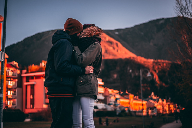 girlfriend, cold - Temperature, dating, bonding, men, females, hooded, hiking, real people, enjoyment, two People, europe, autumn, young Women, lifestyles