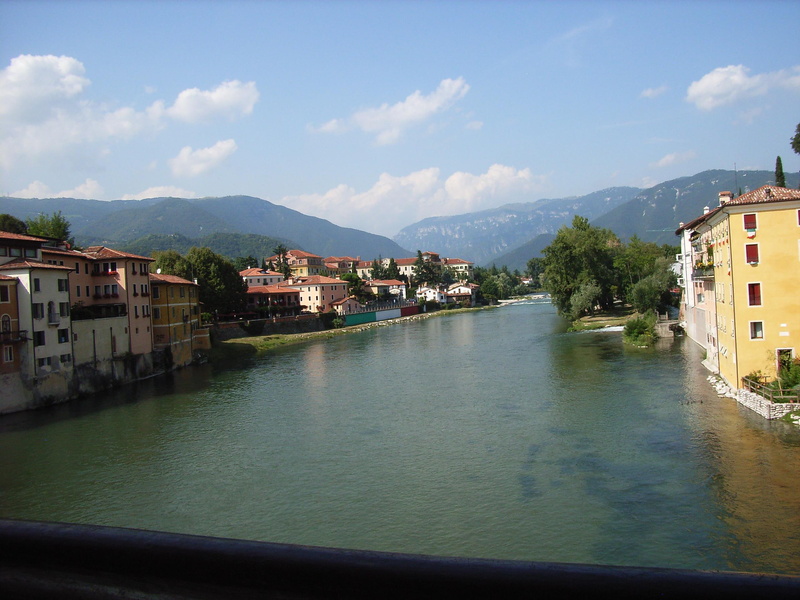 peace, river, 3d and abstract, flowing, buildings, 2K, italy, mountain view, slow
