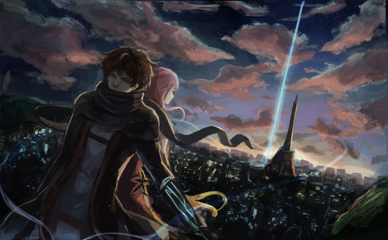 1080P, Anime, Shu Ouma, Inori Yuzuriha, Guilty Crown