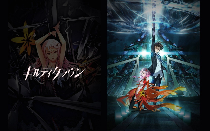 crown, detached, guilty, yuzuriha, 1080P, ouma, sleeves, uniforms, school, inori, shu