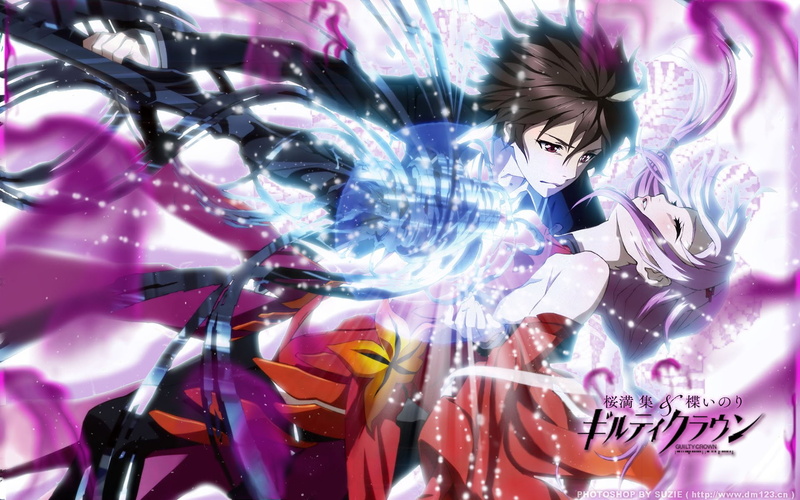 shu, inori, yuzuriha, ouma, detached, 1080P, guilty, sleeves, crown