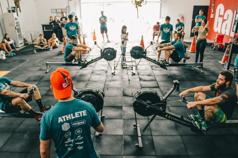 large group of people, fitness, city, adult, inside, 5K, machine, four, group, exercise, athlete, gym, sport, real people, lifestyles, women, architecture